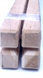 Kůl  dubový, 5 x 5 cm, délka 150 cm, sražené hrany, hoblovaný