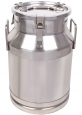 Přepravní nerezová konev 30 l s tříbodově jištěným víkem