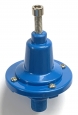 Regulátor podtlaku membránový se závitem 3/8" modrý polyopropylen