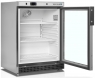 TEFCOLD UR 200 SG. Prosklená nerezová chladicí vitrína skříňová, užitných 119 litrů